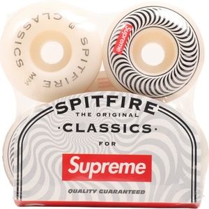 NEW Supreme Spitfire 53MM Wheels - Set of 4
